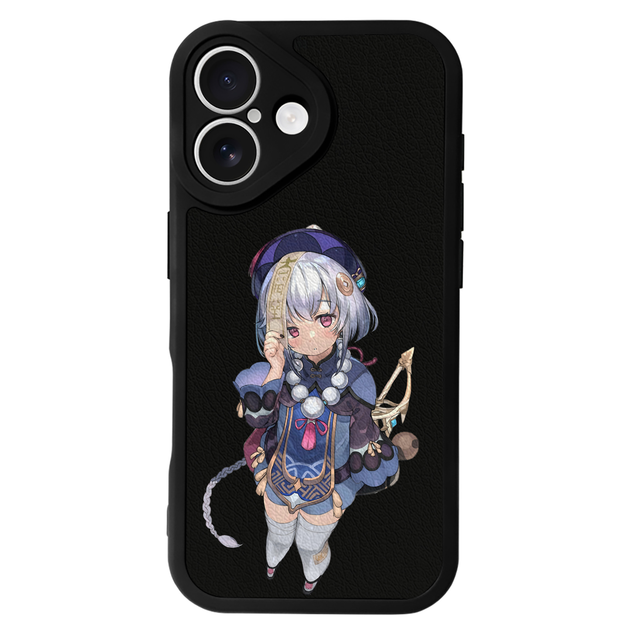 げんし神 七七 なな  genshin Nana 【iPhone 16シリーズ対応】シリコンスマホケース（レザー調） 材質：シリコン